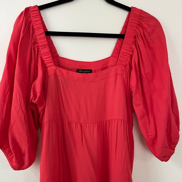 NWT Shinestar Puff Sleeve Dress - Picture 4 of 7